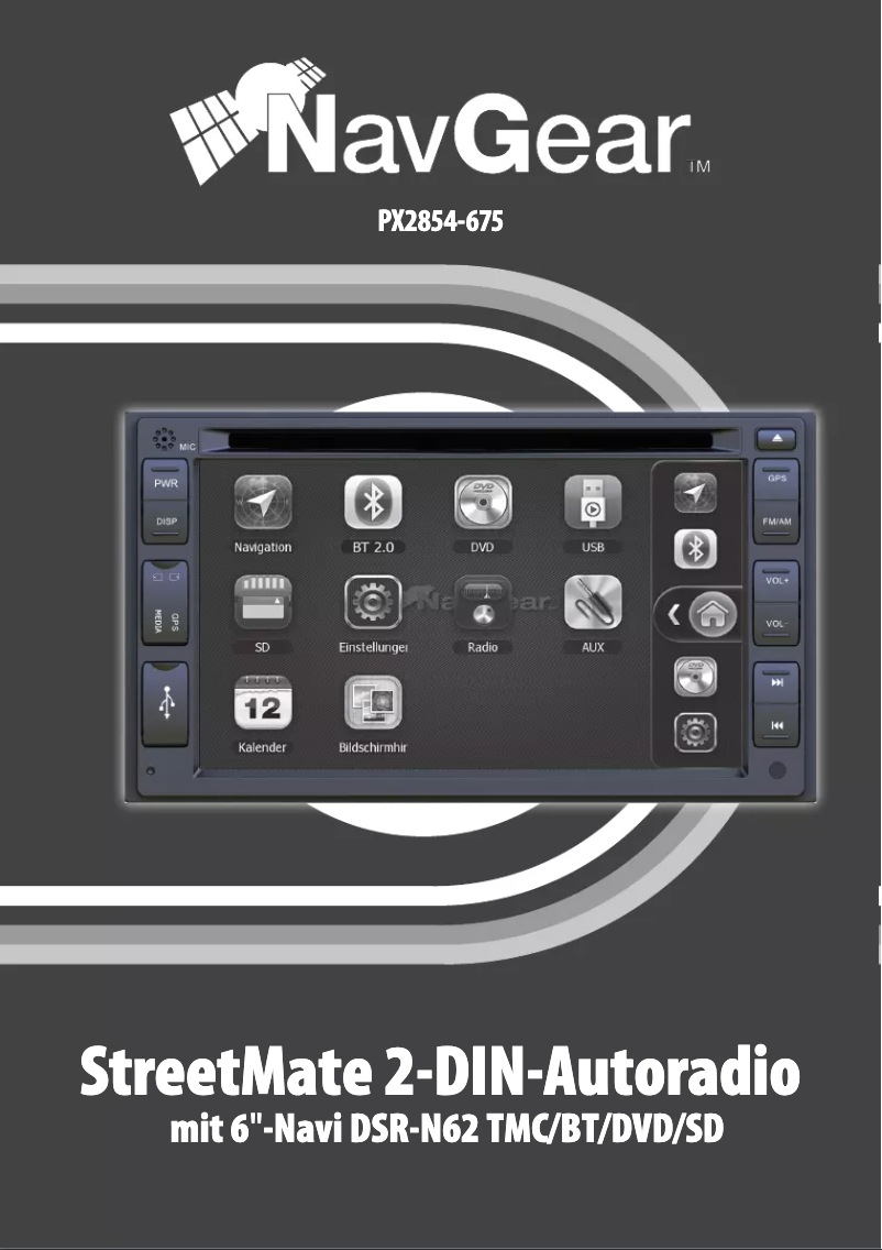 Image de la première page du manuel de l'appareil StreetMate 2 PX2854-675