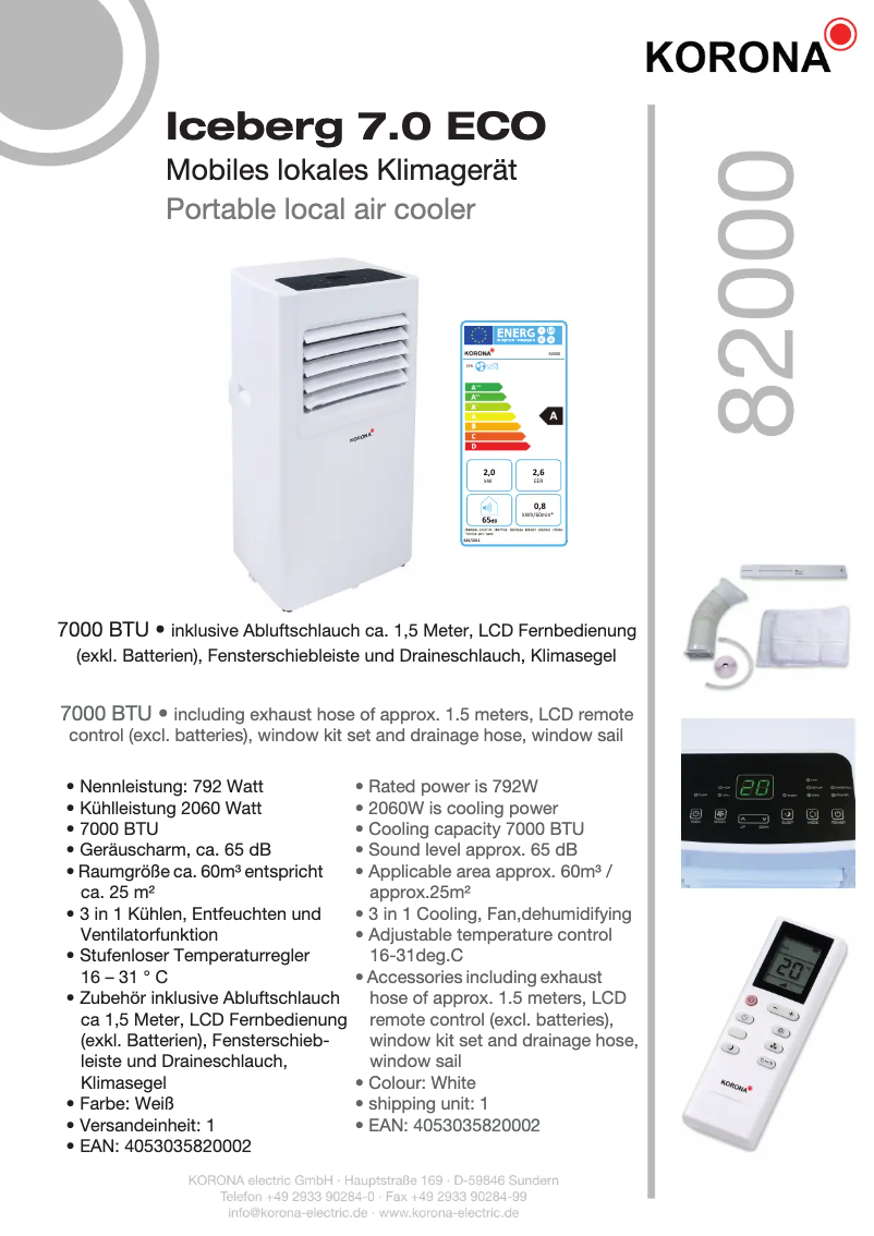 Image de la première page du manuel de l'appareil 82000