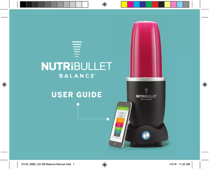 Page n°1 - Manuel utilisateur NutriBullet Balance