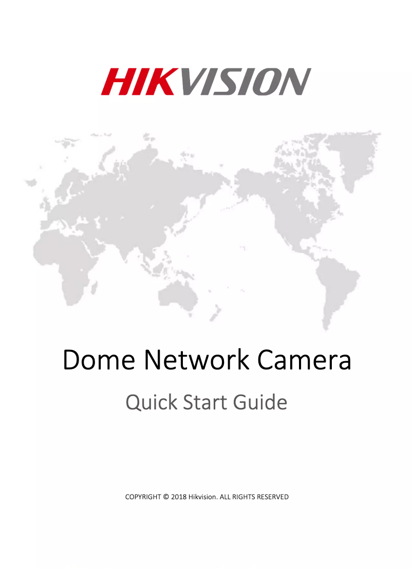 Page 1 de la notice Manuel utilisateur Hikvision DS-2CD2146G1-IS