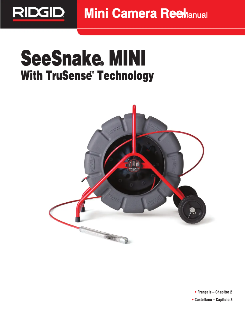 Page 1 de la notice Manuel utilisateur Ridgid SeeSnake Mini