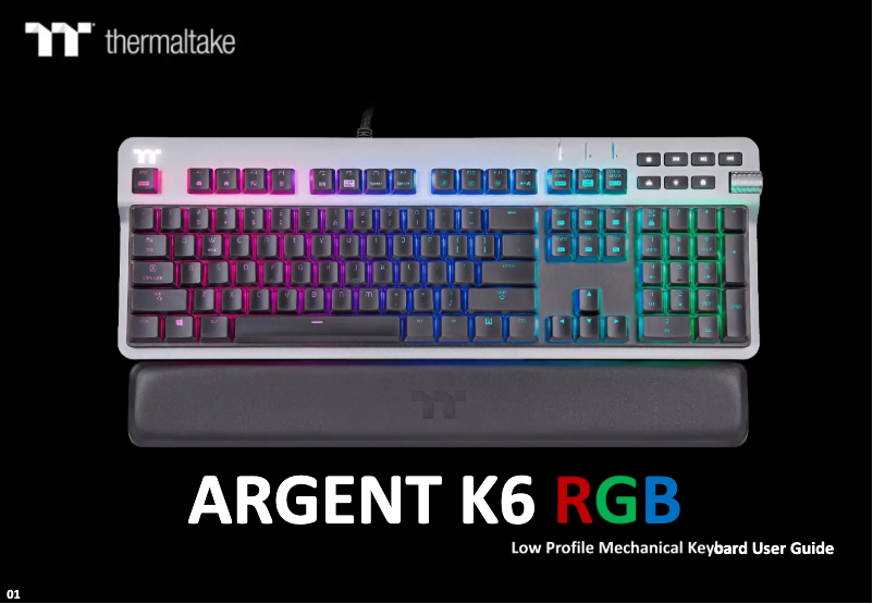 Image de la première page du manuel de l'appareil Argent K6 RGB