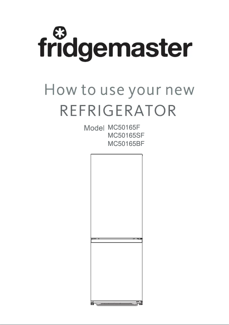 Page n°1 - Manuel utilisateur Fridgemaster MC50565BF