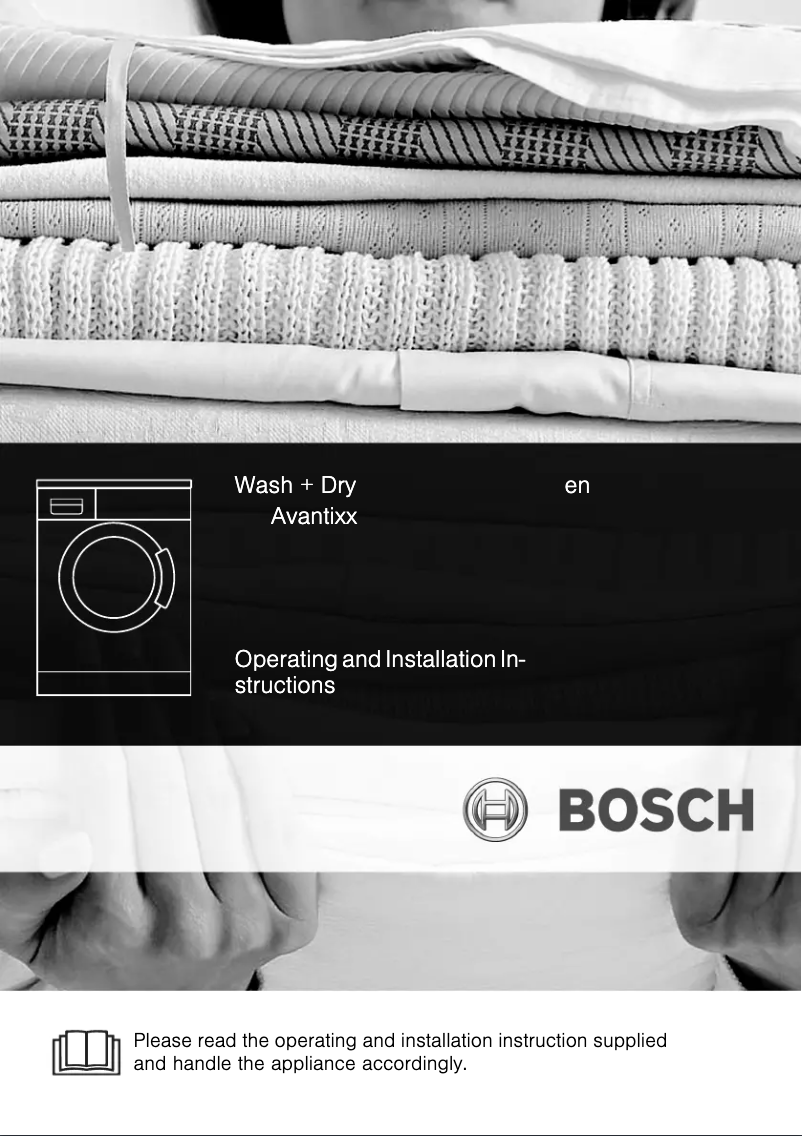 Page n°1 - Manuel utilisateur Bosch Avantixx WVD24460