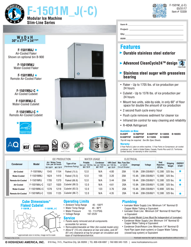 Image de la première page du manuel de l'appareil F-1501MRJ