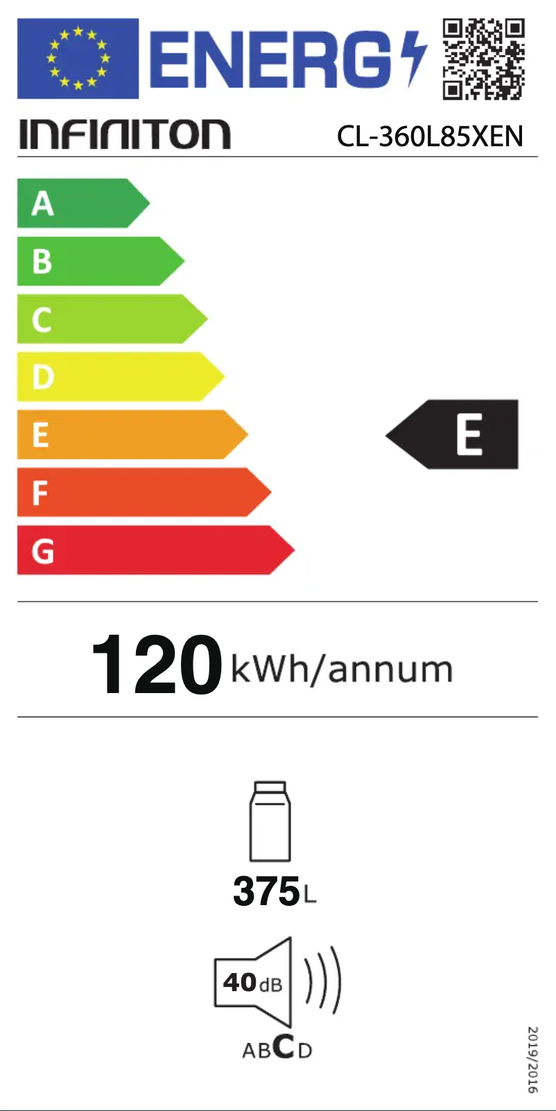 Image de la première page du manuel de l'appareil CL-360L85XEN
