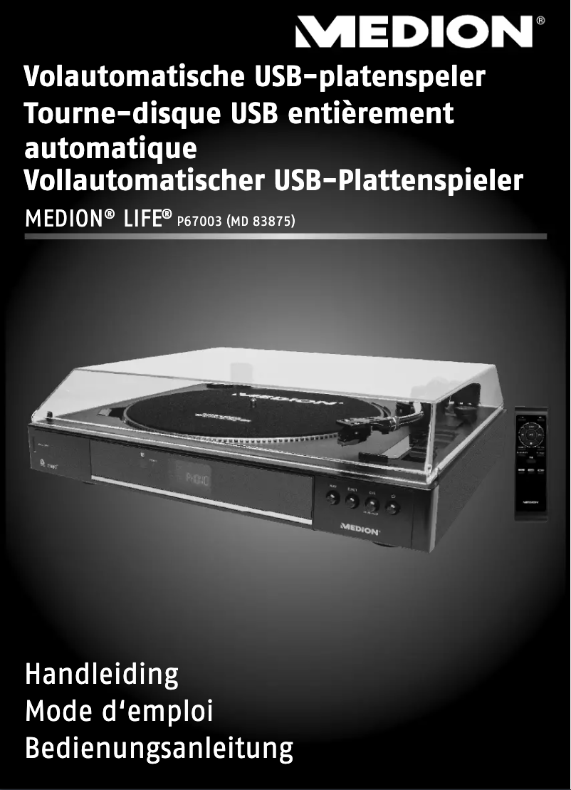 Page n°1 - Manuel utilisateur Medion LIFE P67003 (MD 83875)