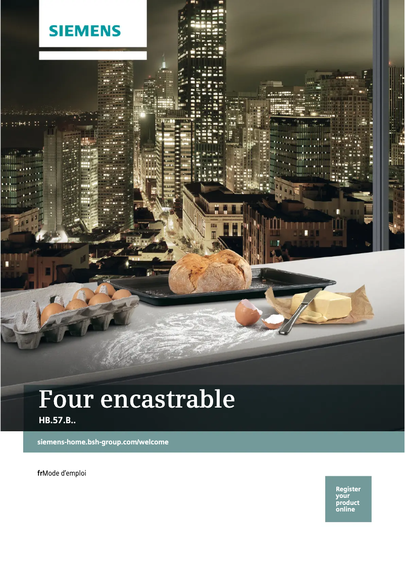 Image de la première page du manuel de l'appareil HB557ABS0