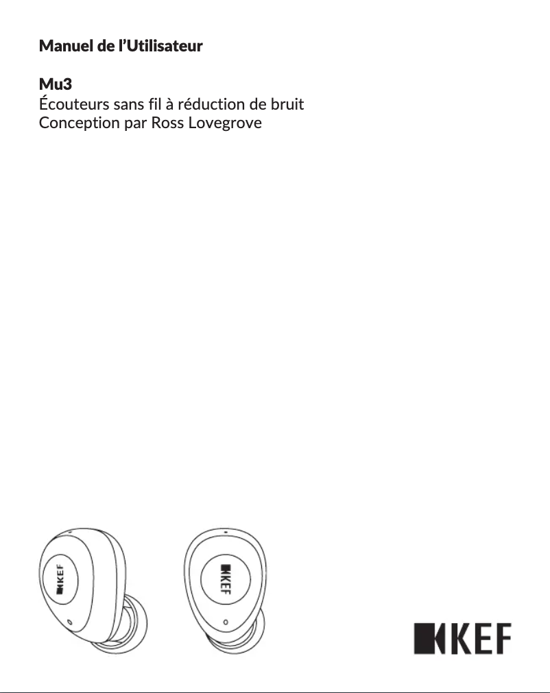 Página 1 del manual Manual de usuario KEF Mu3