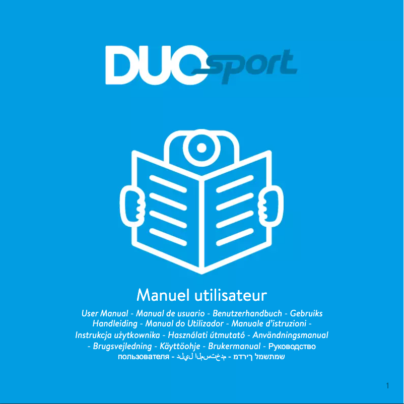Page n°1 - Manuel utilisateur Bluetens Duo Sport