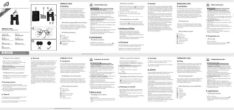 Page 1 de la notice Manuel utilisateur Auriol IAN 300147