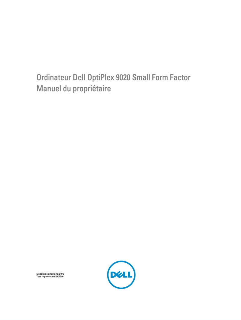 Image de la première page du manuel de l'appareil OptiPlex 9020 SFF