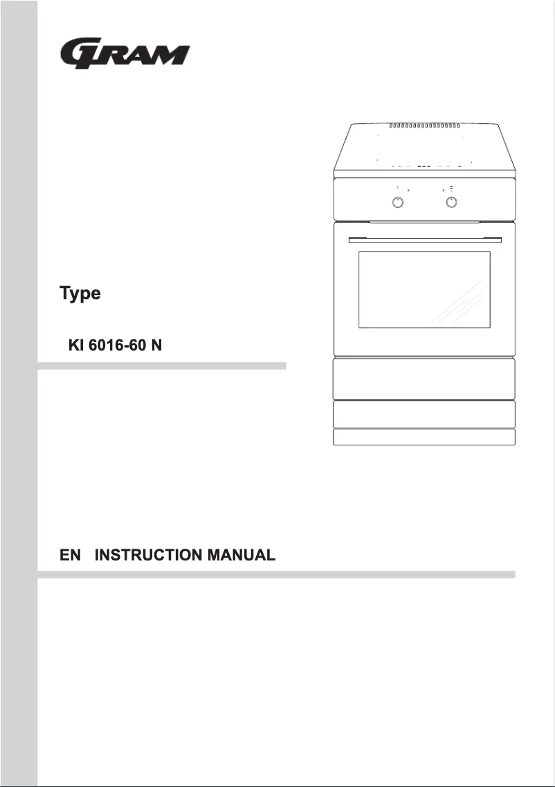 Page 1 de la notice Manuel utilisateur Gram KI 6016-60 N