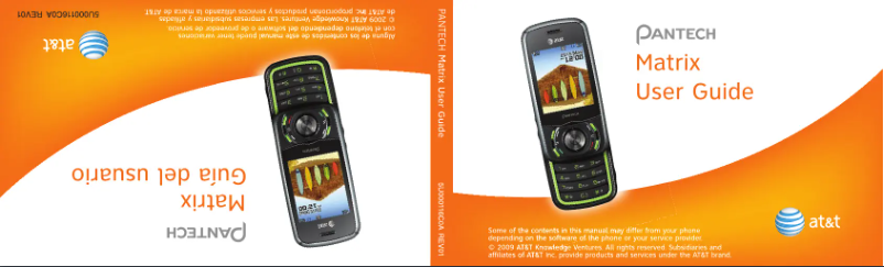 Página 1 del manual Manual de usuario Pantech C740