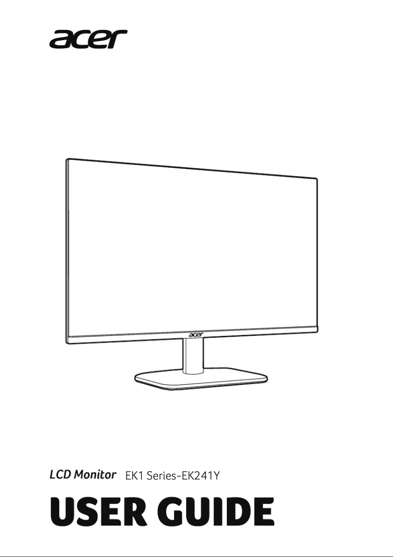 Imagen de la primera página del manual del dispositivo EK241YH