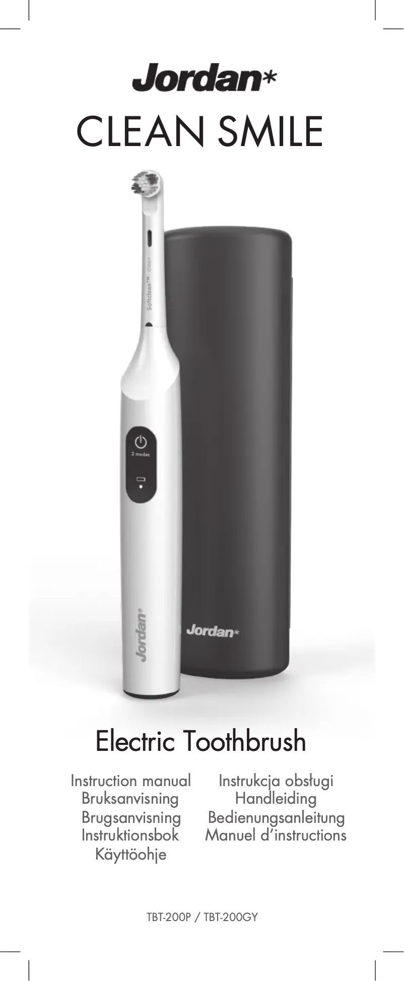 Page n°1 - Manuel utilisateur Jordan Clean Smile