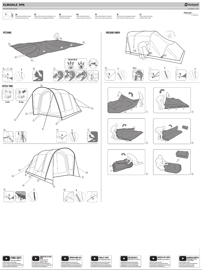 Image de la première page du manuel de l'appareil Elmdale 3PA