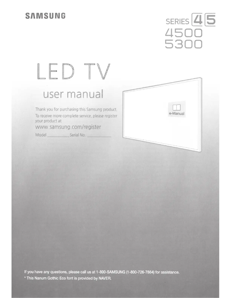 Page n°1 - Mode d'emploi Samsung UN32N5300