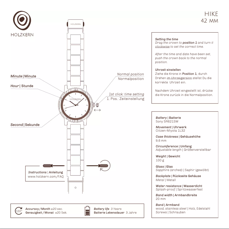 Image de la première page du manuel de l'appareil Provence