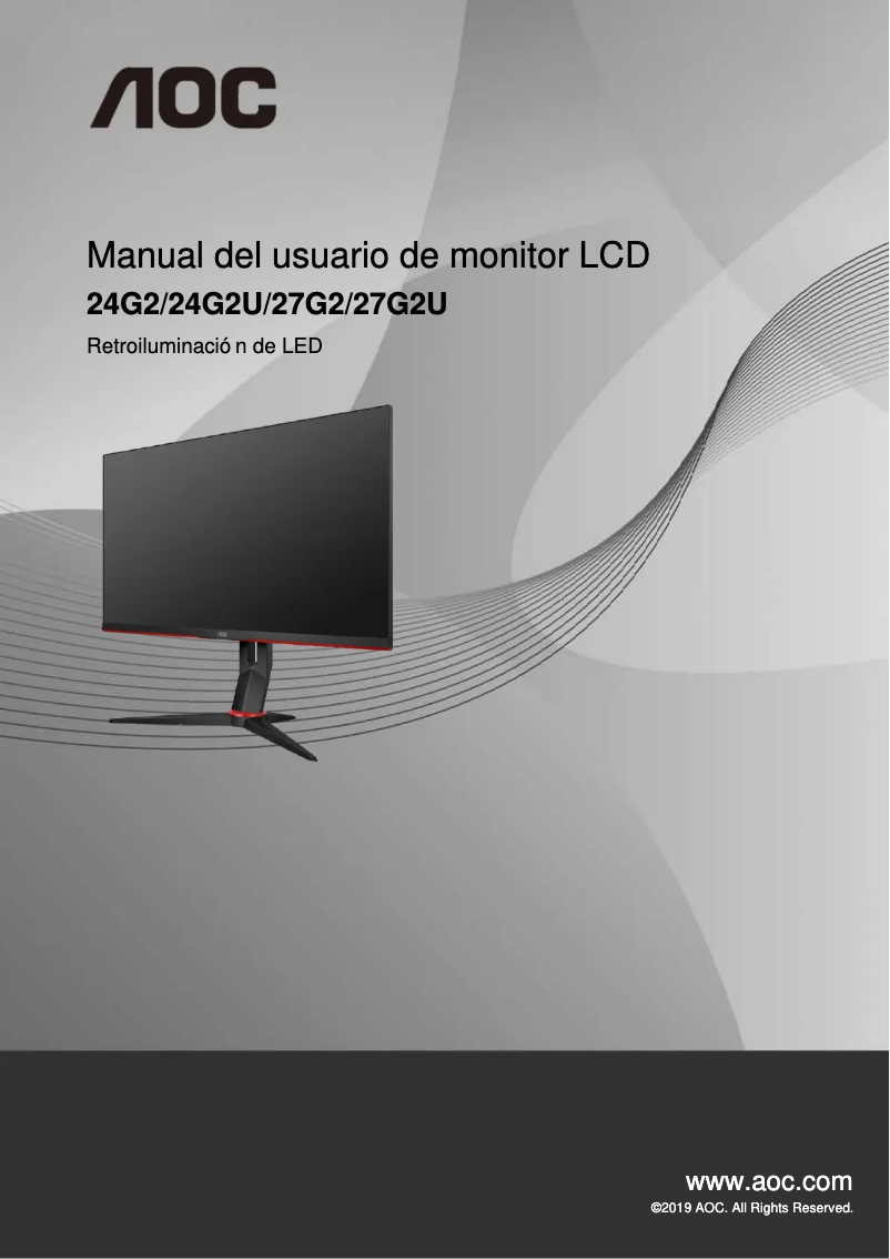 Image de la première page du manuel de l'appareil 27G2U5