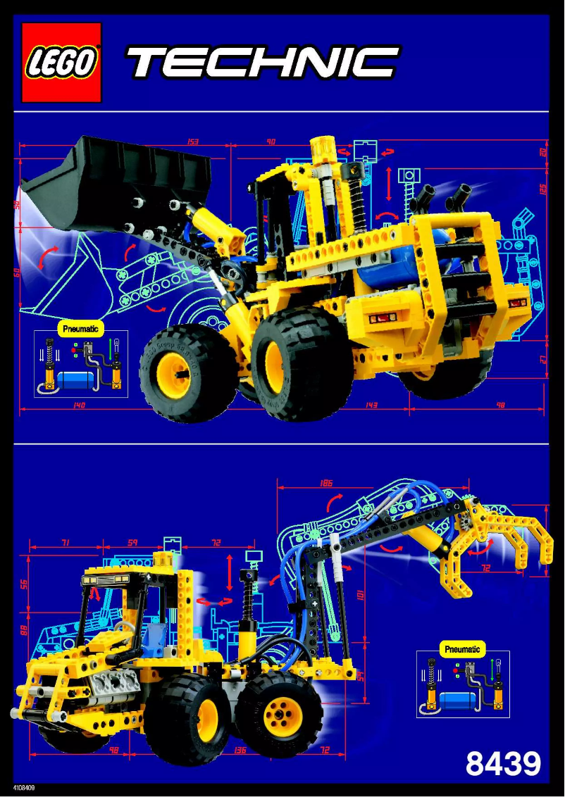Page 1 de la notice Manuel utilisateur Lego Technic 8439