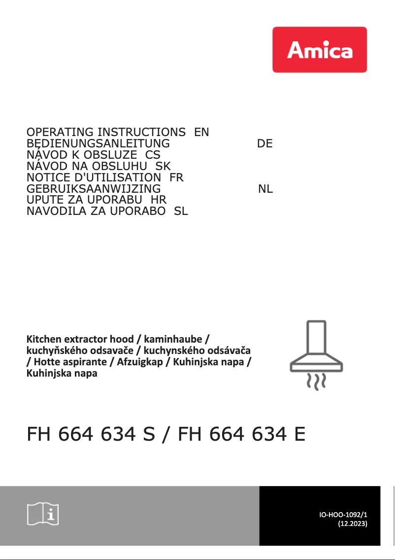 Image de la première page du manuel de l'appareil FH 664 634 E