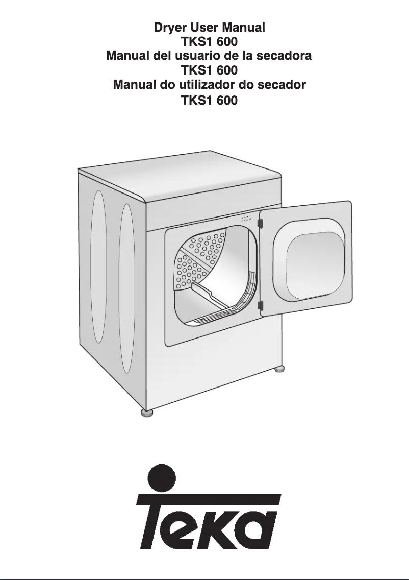 Page 1 de la notice Manuel utilisateur Teka TKS1 600
