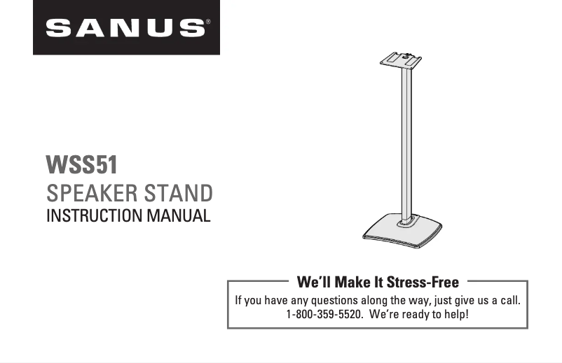 Image de la première page du manuel de l'appareil WSS51