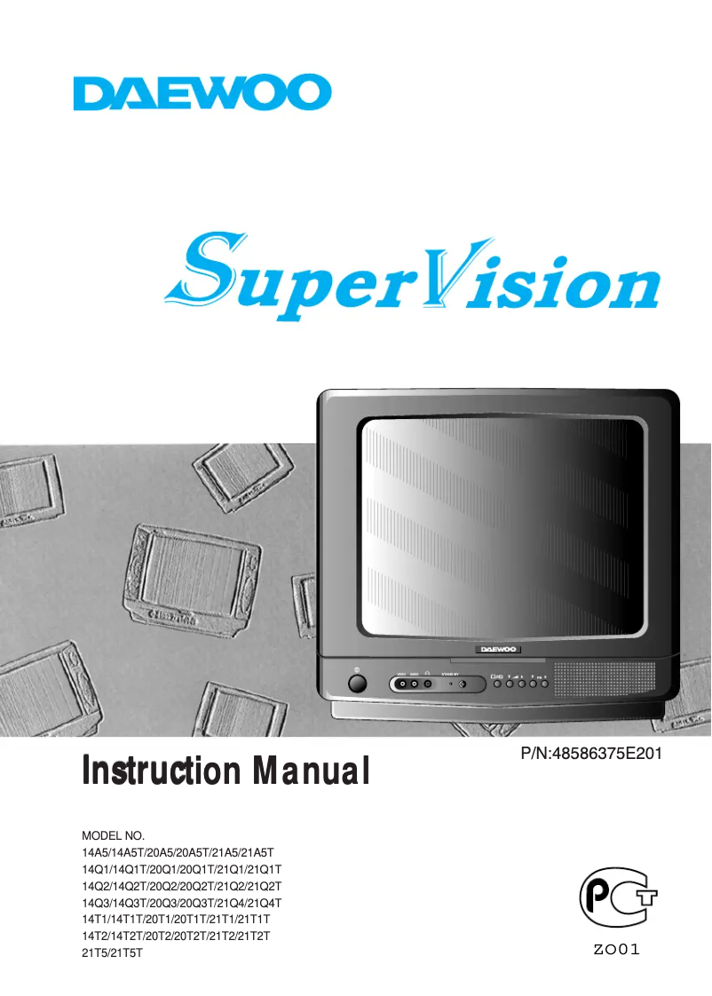 Página 1 del manual Manual de usuario Daewoo 20T1ST