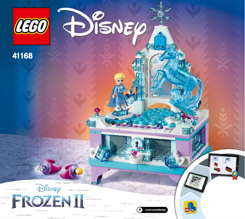 Page 1 de la notice Manuel utilisateur Lego Disney 41168