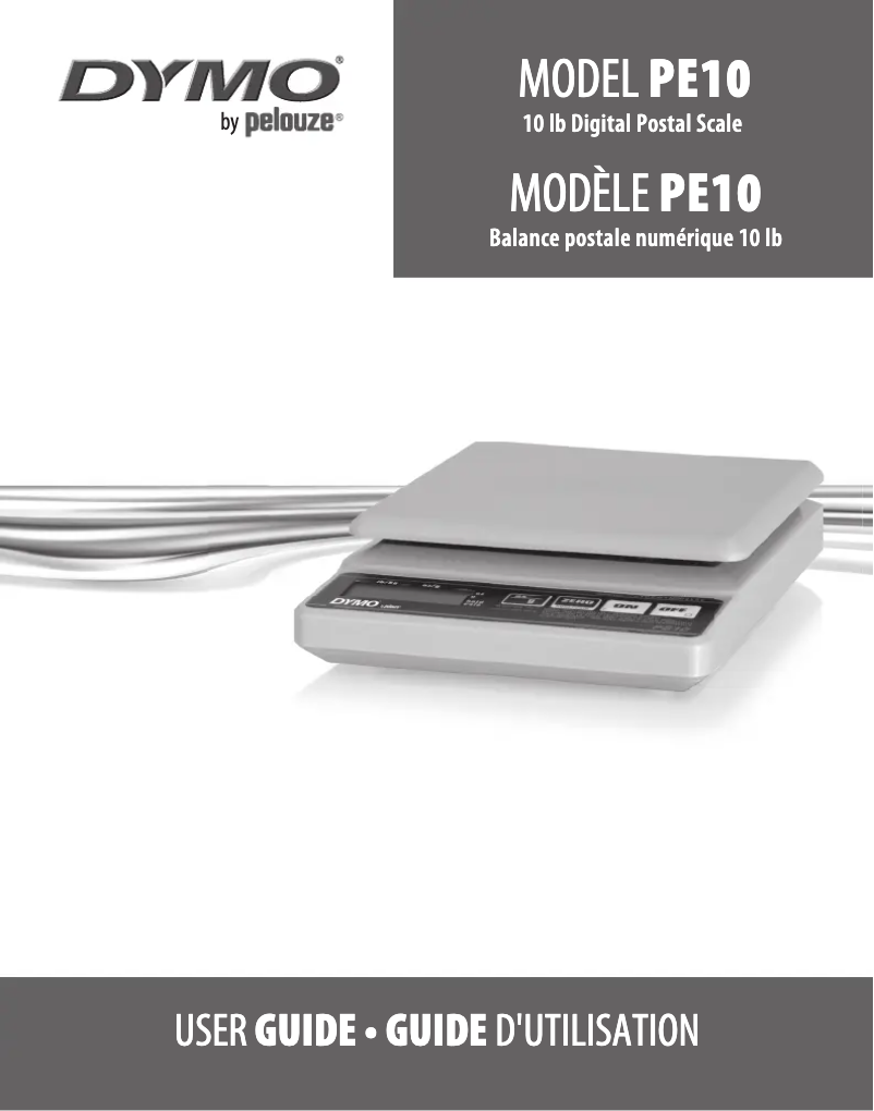 Image de la première page du manuel de l'appareil PE10