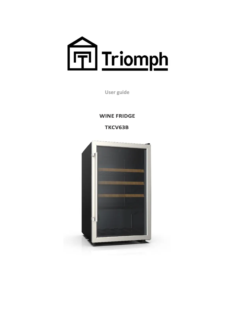 Image de la première page du manuel de l'appareil TKCV63B