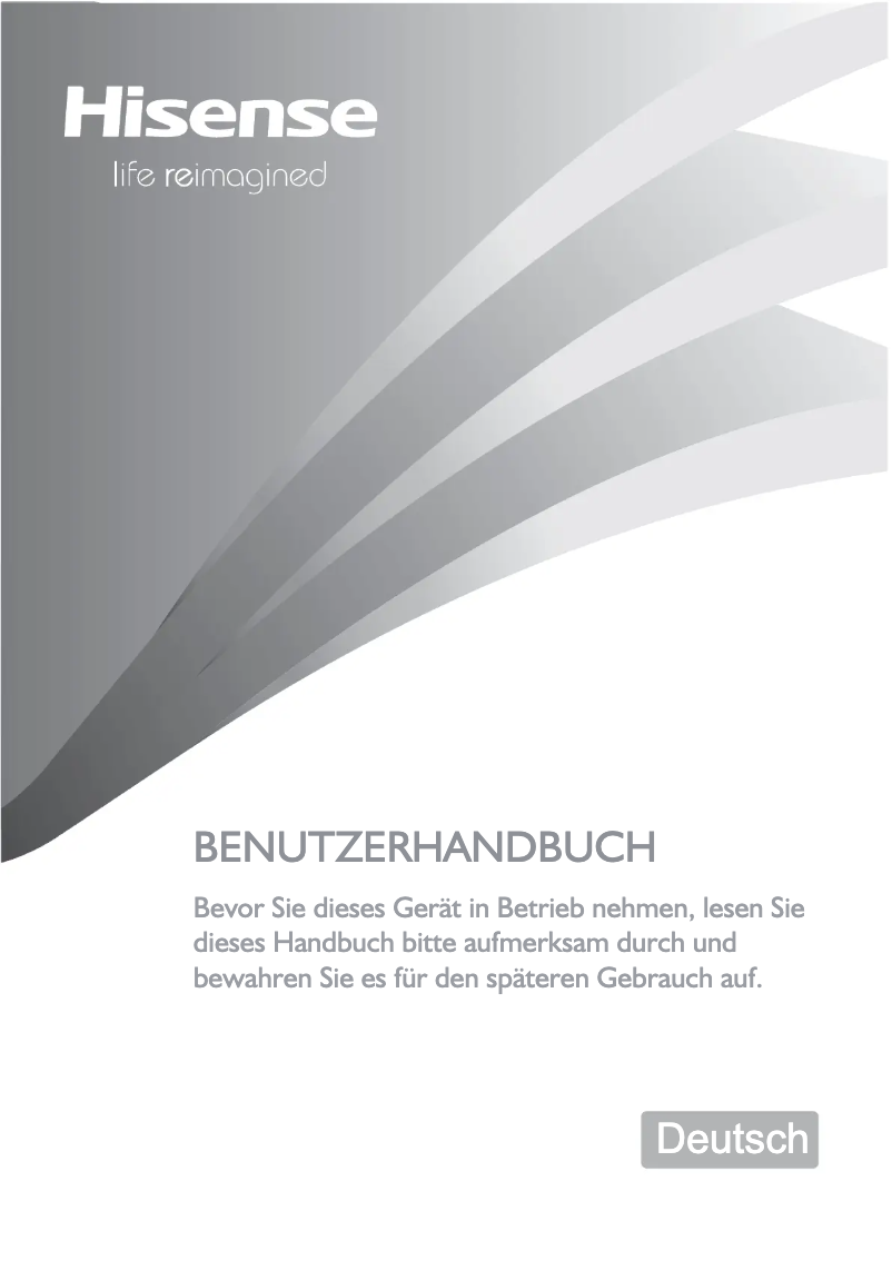 Page 1 de la notice Manuel utilisateur Hisense MKGNF 378 A+ ED