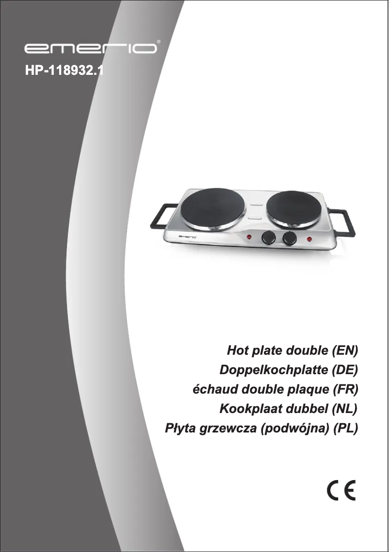 Page 1 de la notice Manuel utilisateur Emerio HP-118932