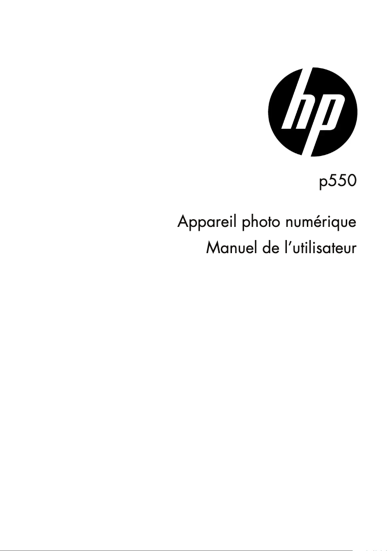 Page n°1 - Manuel utilisateur HP p550