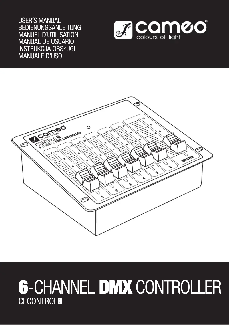 Imagen de la primera página del manual del dispositivo CONTROL6