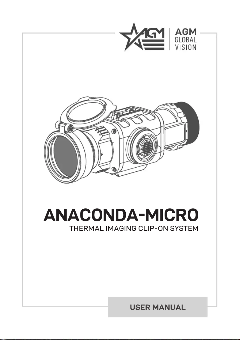 Page 1 de la notice Manuel utilisateur AGM Anaconda TC50-640