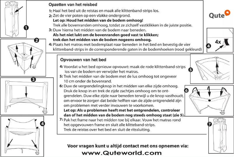 Page 1 de la notice Manuel utilisateur Qute Q-Sleep