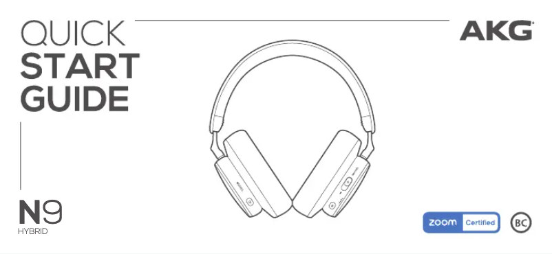 Page n°1 - Manuel utilisateur AKG N9 Hybrid