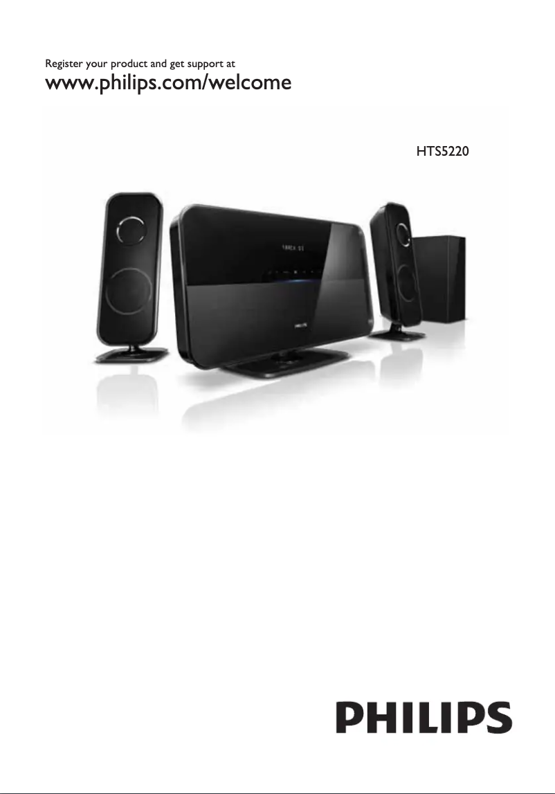 Page n°1 - Manuel utilisateur Philips HTS5220