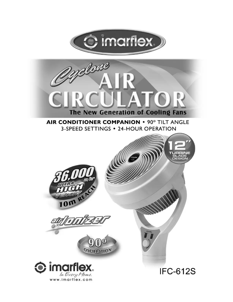 Image de la première page du manuel de l'appareil IFC-612S