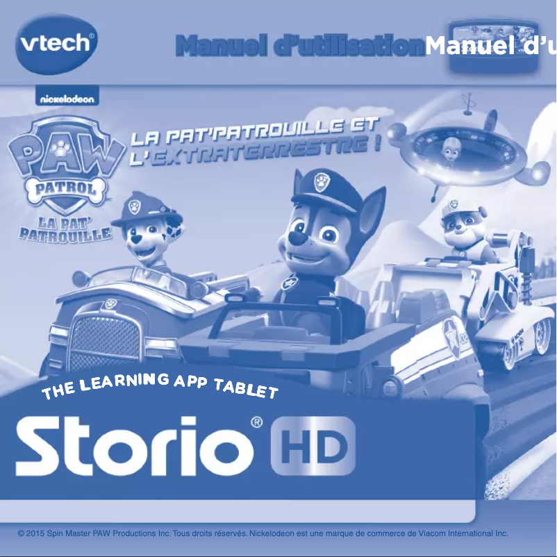 Página 1 del manual Manual de usuario Vtech Storio HD