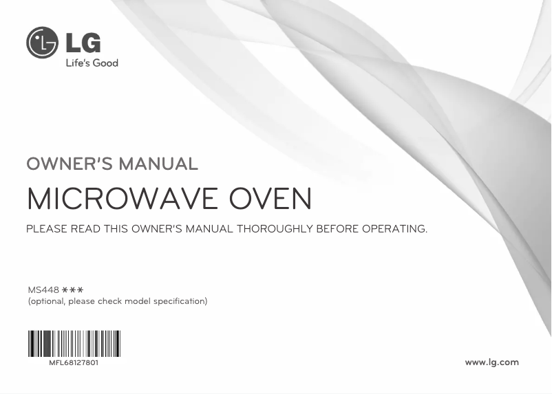 Page n°1 - Manuel utilisateur LG MS4482XR