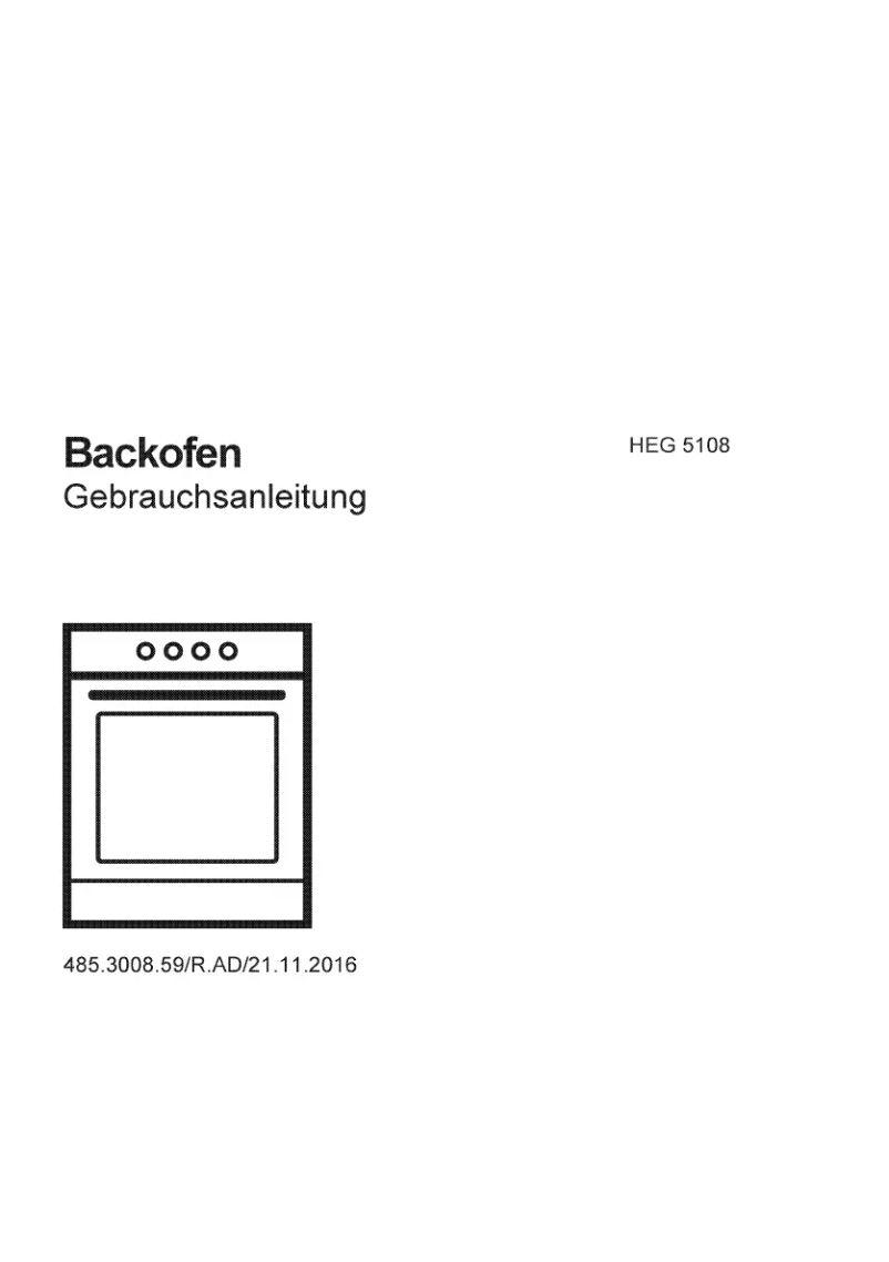 Image de la première page du manuel de l'appareil HEG 5108 X