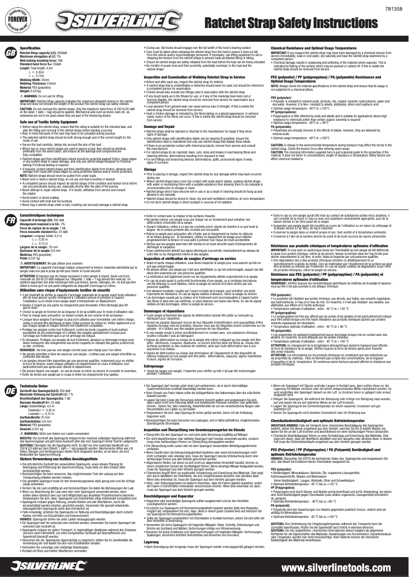 Image de la première page du manuel de l'appareil 781358