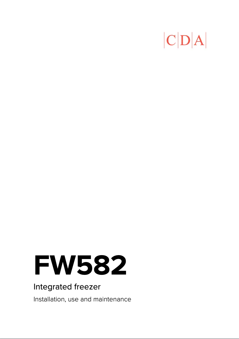 Page 1 de la notice Manuel utilisateur CDA FW582