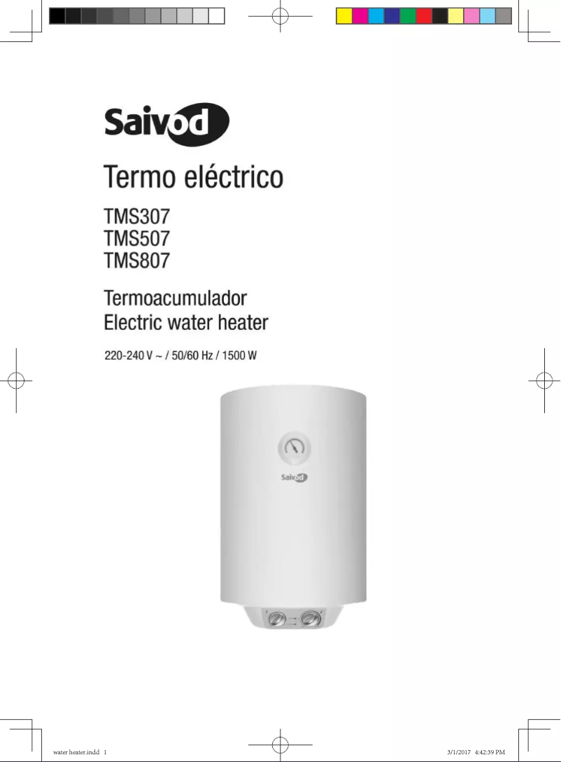 Página 1 del manual Manual de usuario Saivod TMS807