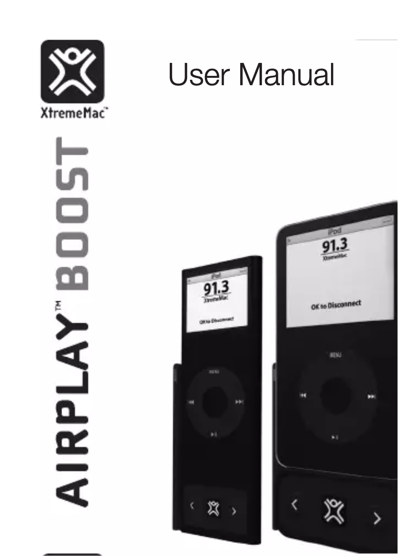 Image de la première page du manuel de l'appareil Airplay Boost