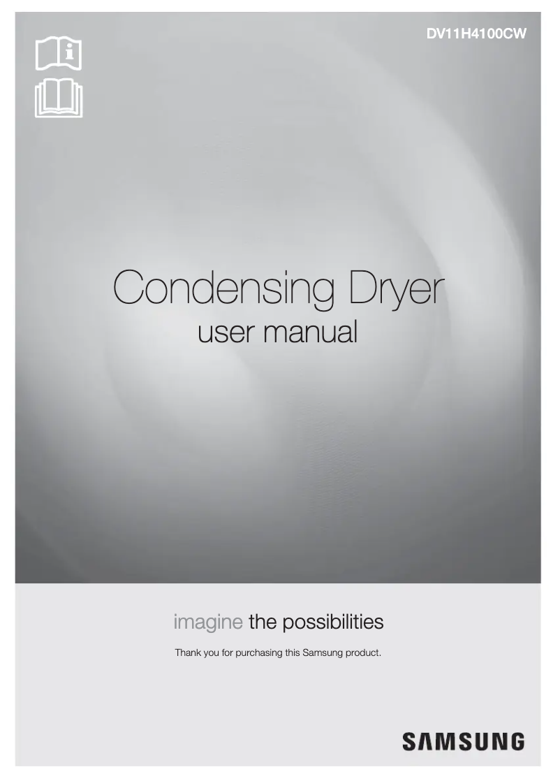 Image de la première page du manuel de l'appareil DV11H4100CW