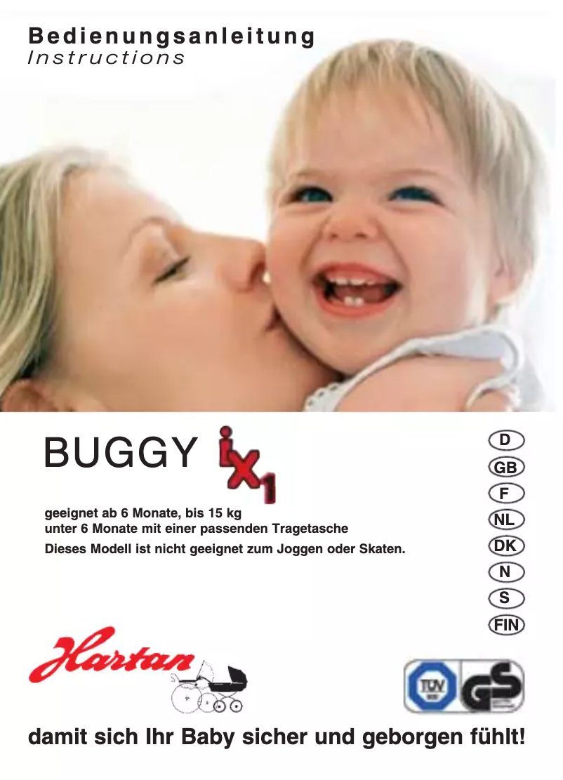 Page 1 de la notice Manuel utilisateur Hartan Buggy iX1